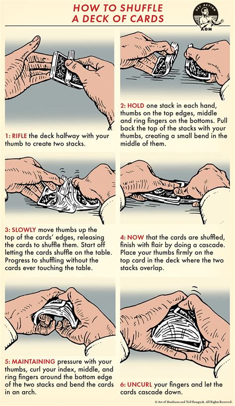How to Shuffle Cards .